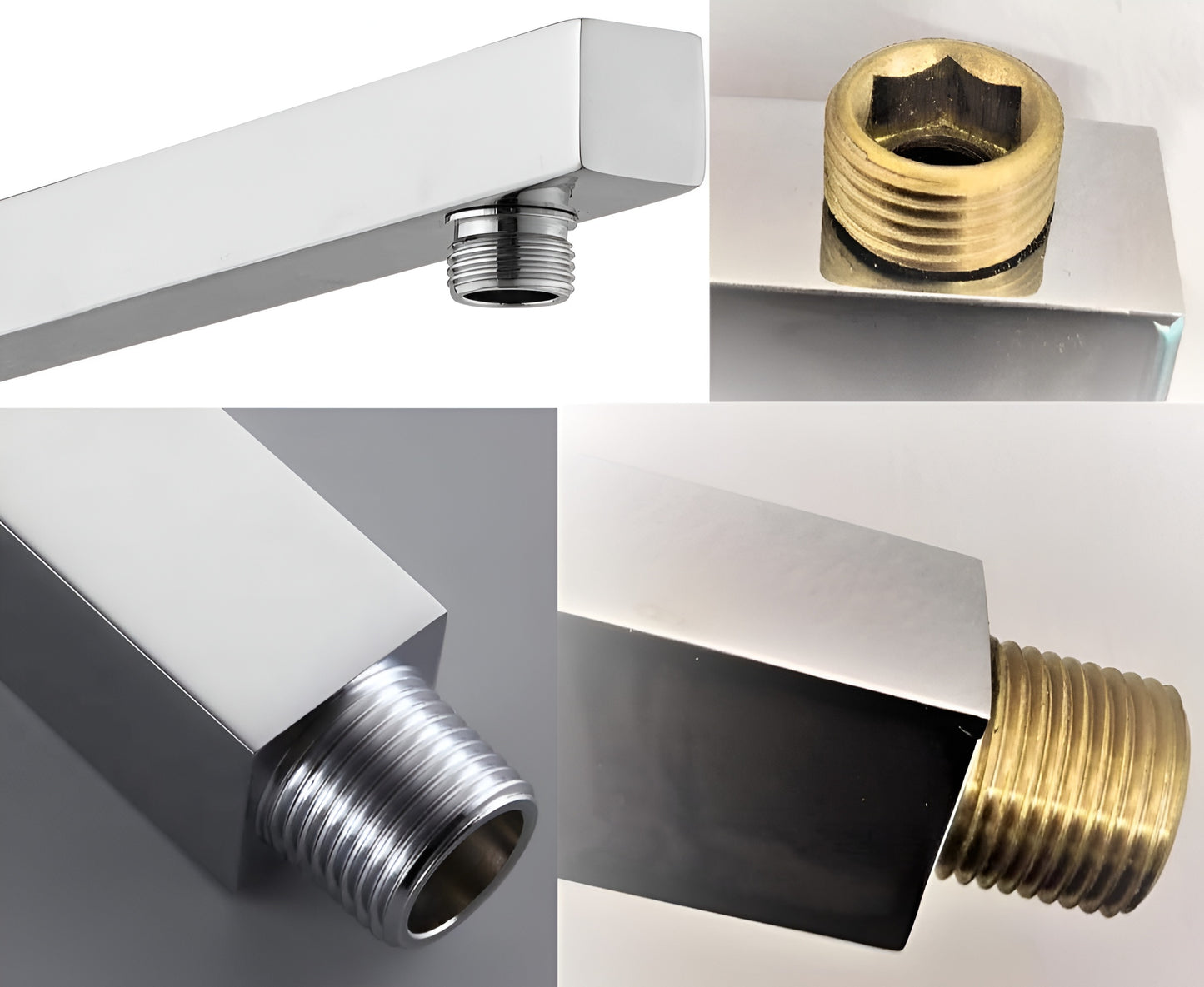 Stainless Steel Shower Arm with Flange