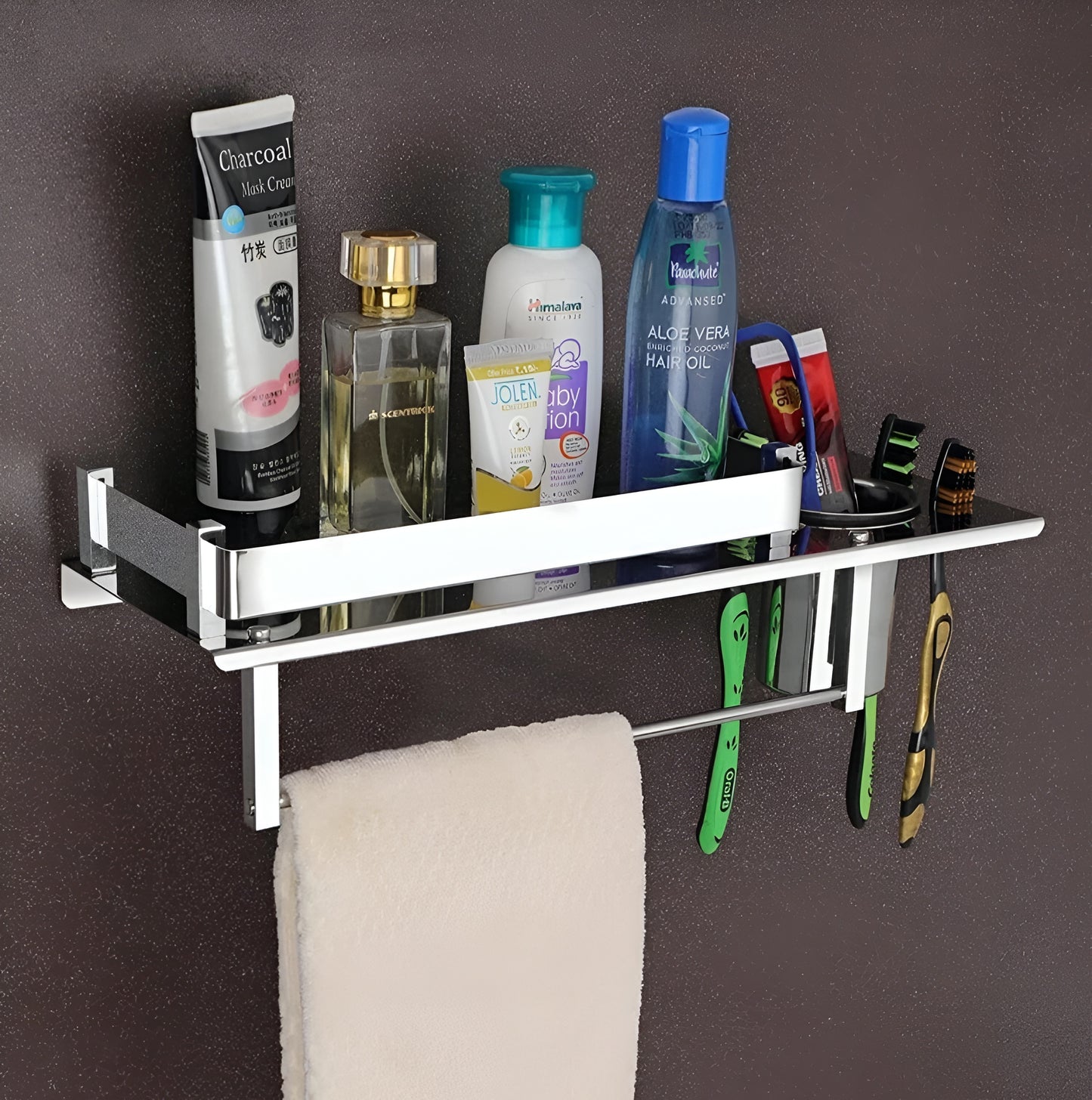Stainless Steel Bathroom Shelf Organizer