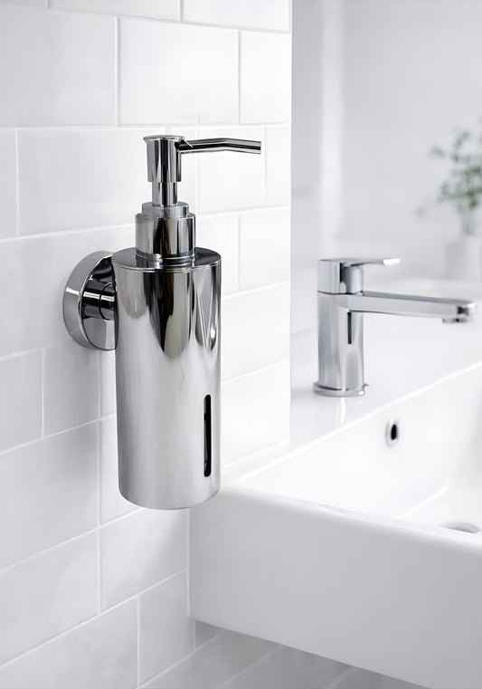 G2B Mart Stainless Steel Soap Dispenser – Wall Mounted (Premium Finish)