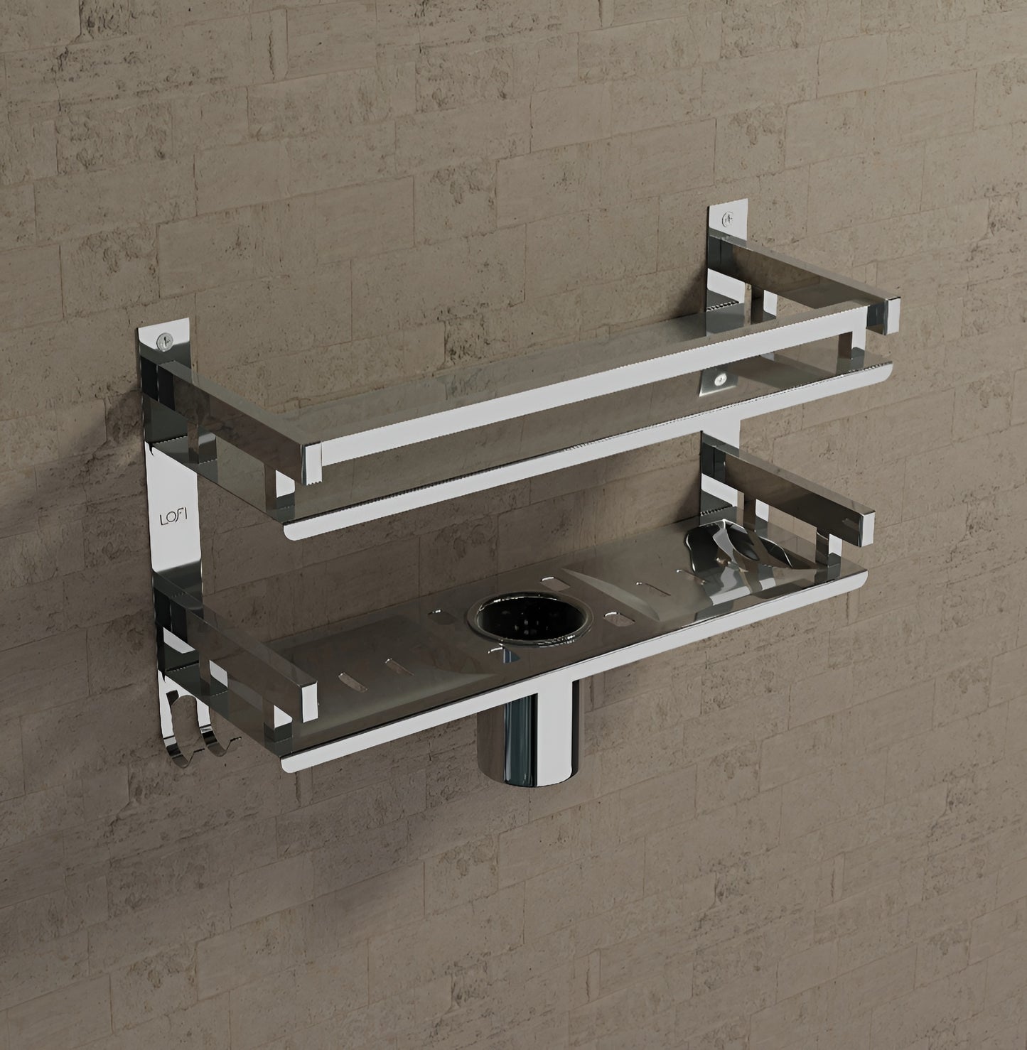 Stainless Steel Bathroom Shelf Organizer
