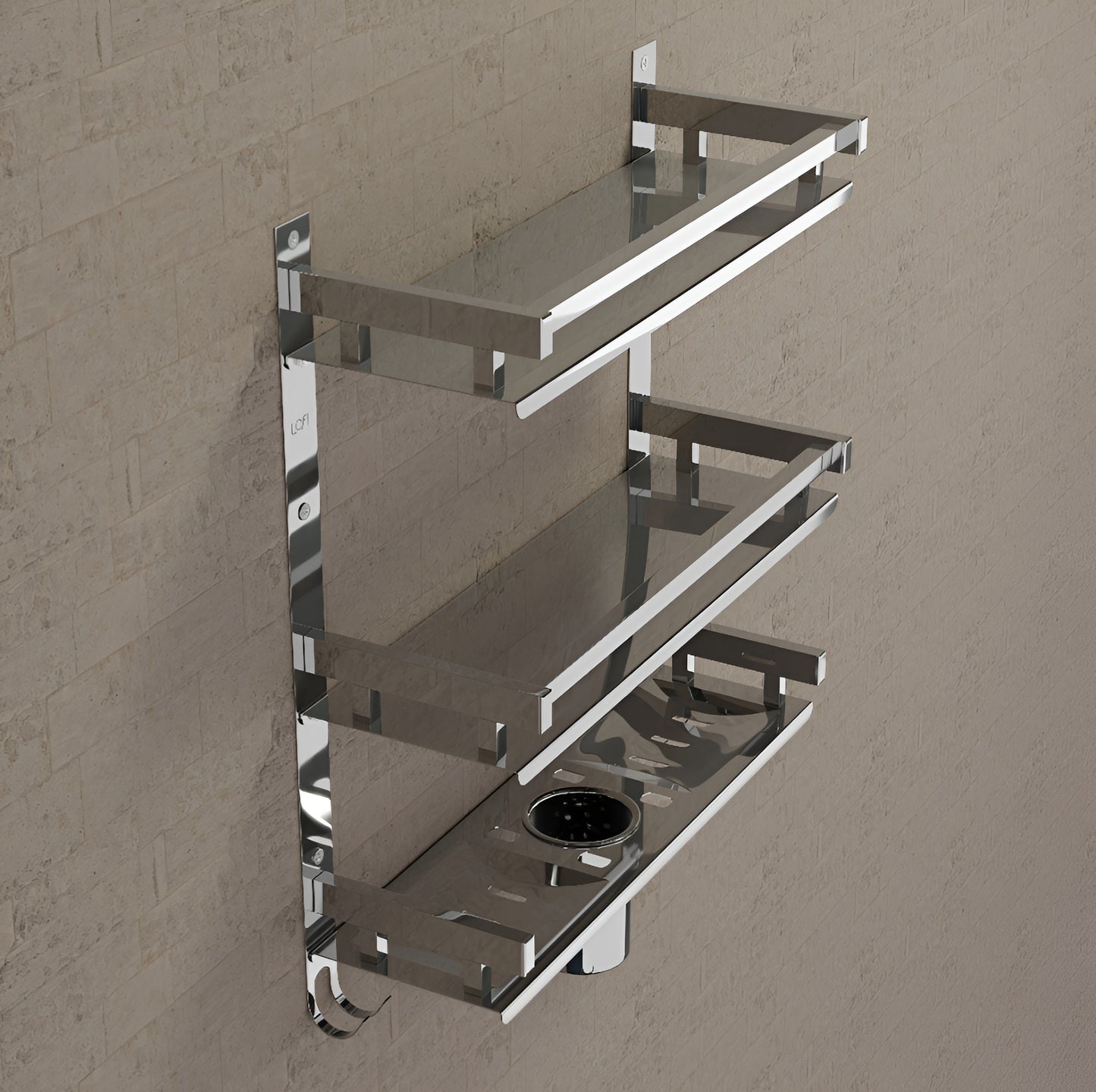 Stainless Steel Bathroom Shelf Organizer