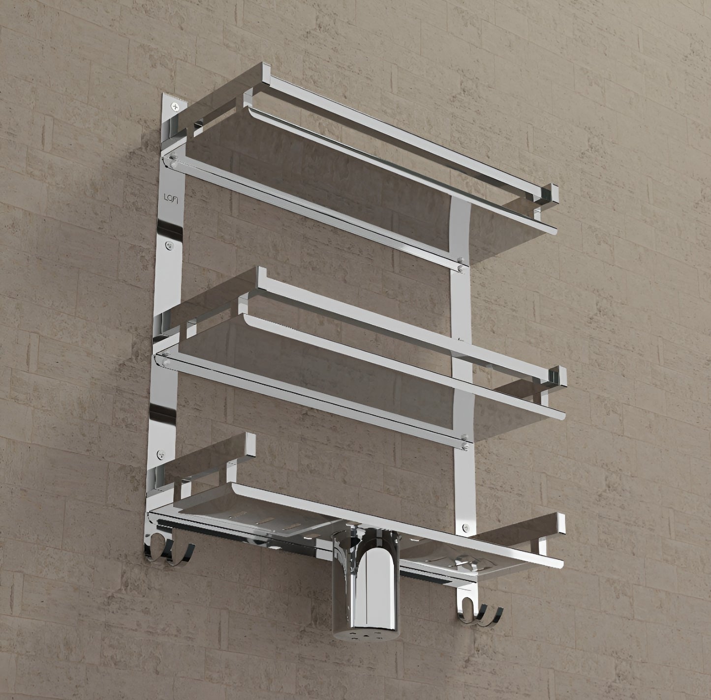 Stainless Steel Bathroom Shelf Organizer