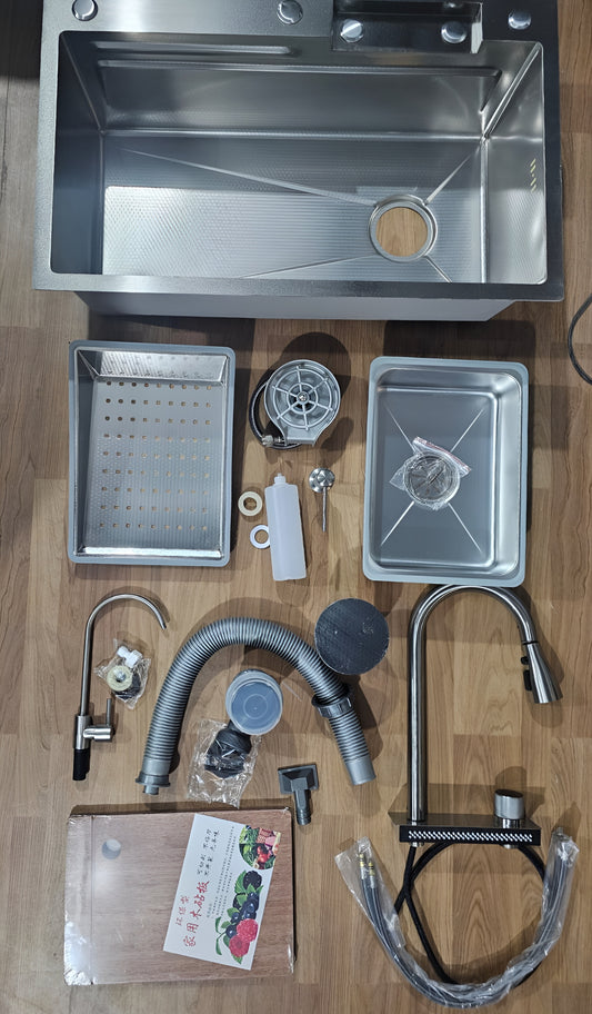 premium stainless steel kitchen sink